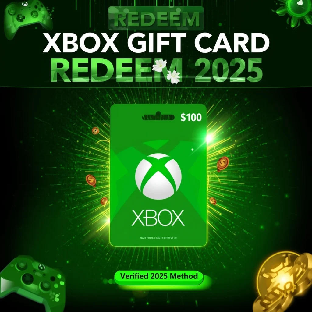 Xbox Gift Card Code Instantly
