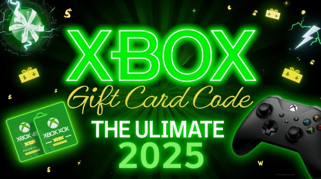 xbox gift card code redeem guide 2025
